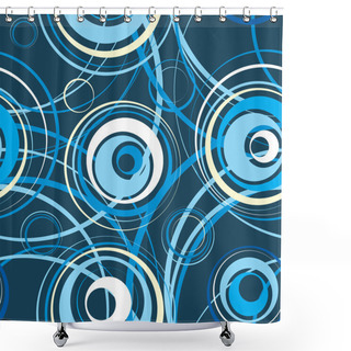 Personality  Seamless Abstract Cool Background. Shower Curtains