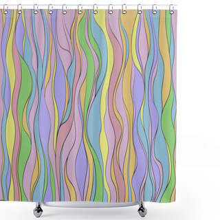 Personality  Illustration. Art Creation Shower Curtains