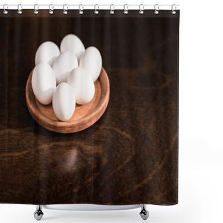 Personality  Raw Chicken Eggs Shower Curtains