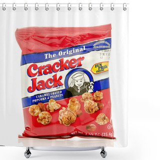 Personality  Bag Of Original Cracker Jack  Shower Curtains