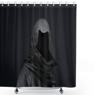 Personality  Death In The Hood Concept Shower Curtains