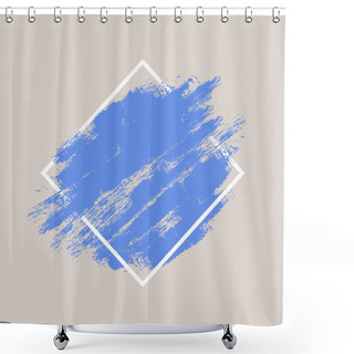 Personality  Abstract Textured Ink Brush Background  Shower Curtains