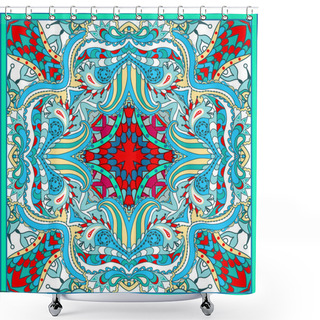 Personality  Floral Paisley Pattern. Shower Curtains