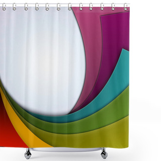 Personality  Abstract Background With Space For Text Shower Curtains