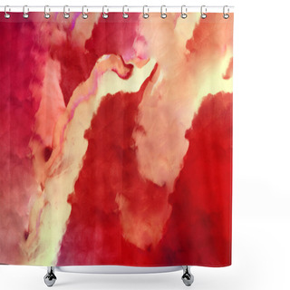 Personality  Abstract Background Made From Play Clay. Shower Curtains