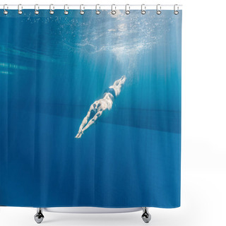 Personality  Swimming Shower Curtains