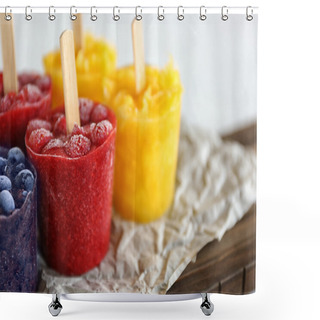 Personality  Tasty Fruit Ice-cream  Shower Curtains