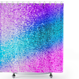Personality  Glitter Sparkles Dust On Background, Shallow DOF Shower Curtains