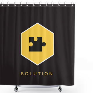 Personality  Solution Icon. Vector Illustration  Shower Curtains