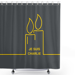 Personality  Symbol Of Solidarity In Paris Shower Curtains
