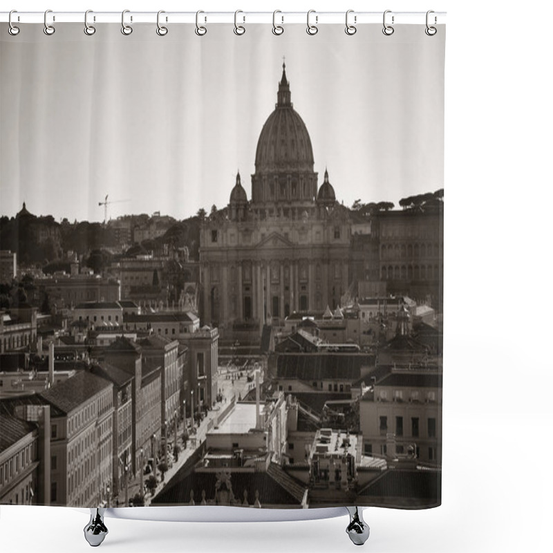 Personality  Rome Rooftop View Shower Curtains
