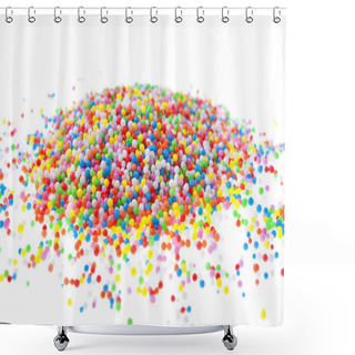 Personality  Hundreds And Thousands Sprinkles Shower Curtains