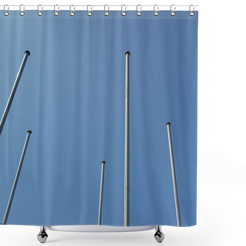 Personality  Flagpole Shower Curtains