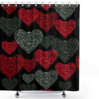 Personality  Seamless Pattern Shower Curtains