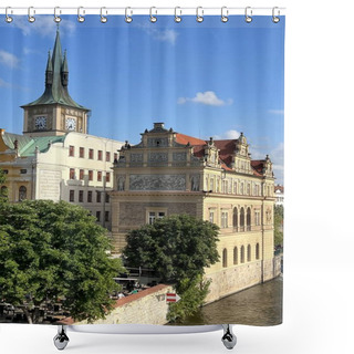 Personality  PRAGUE, CZECH REPUBLIC - JUL 8: Bedrich Smetana Museum In Prague, Czech Republic, As Seen On July 8, 2022. Shower Curtains