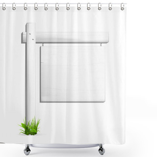 Personality  For Sale Sign Shower Curtains