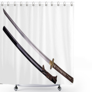 Personality  Katana Sword Shower Curtains