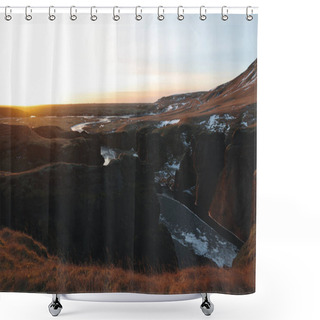 Personality  Sunrise Shower Curtains