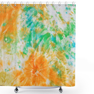 Personality  Abstract Pattern Of Cold Painted Batik Shower Curtains