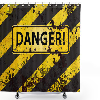 Personality  Danger! Shower Curtains