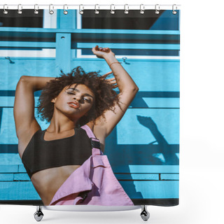 Personality  Fit African-american Woman Shower Curtains