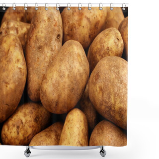 Personality  Russet Potatoes Close Up Shower Curtains