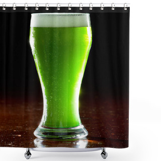 Personality  Green Beer Shower Curtains