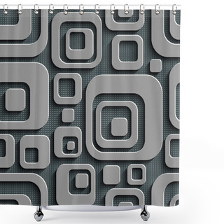 Personality  Seamless Disco Pattern Shower Curtains