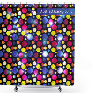 Personality  Abstract Vector Background Vector Illustration  Shower Curtains