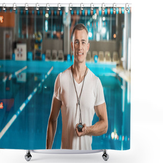 Personality  Handsome Swim Trainer Shower Curtains