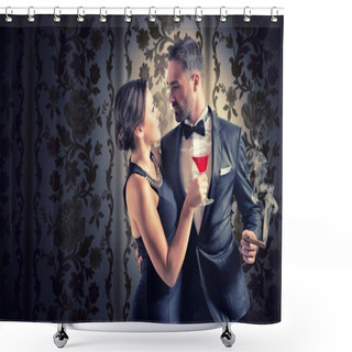 Personality  Romantic Couple Shower Curtains