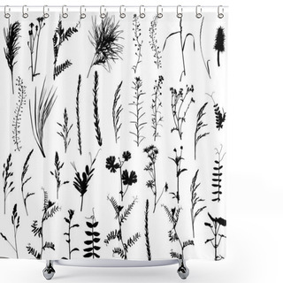 Personality  Herbs Shower Curtains