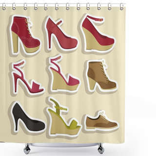 Personality  Fashion Icons Shower Curtains