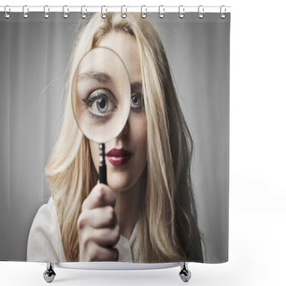 Personality  Control Shower Curtains