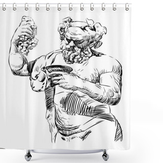 Personality  Dionysus Shower Curtains