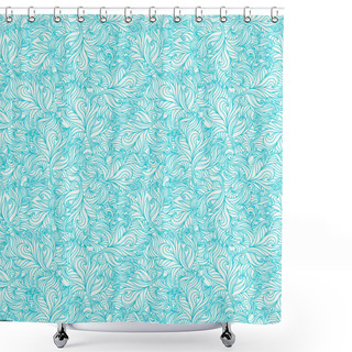Personality  Seamless Hand-drawn Pattern. Shower Curtains