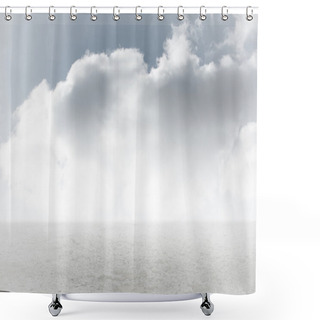 Personality  Cloudy Sky Background Shower Curtains