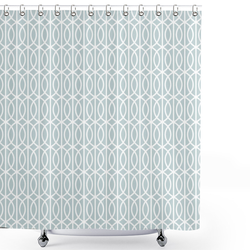 Personality  Seamless Trellis Pattern Background shower curtains