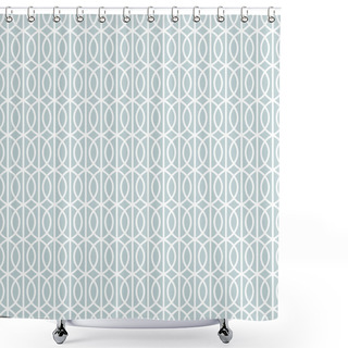 Personality  Seamless Trellis Pattern Background Shower Curtains
