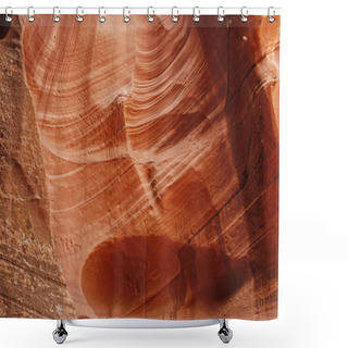 Personality  Antelope Olorful Patterns Of Navajo Sandstone From Slot Canyons Shower Curtains