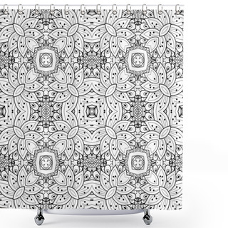 Personality  Abstract Tribal Pattern Shower Curtains