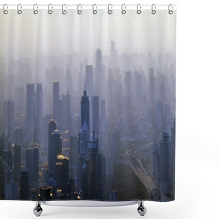 Personality  Big City - Panorama Shower Curtains