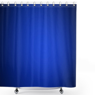 Personality  Blue Abstract Color Gradient Background Shower Curtains