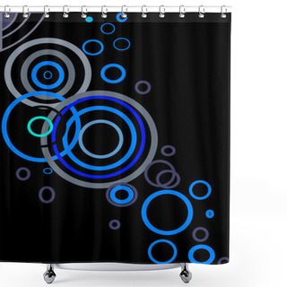 Personality  Circles Shower Curtains