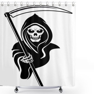 Personality  Death Sign Shower Curtains