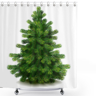 Personality  Pine Tree Shower Curtains