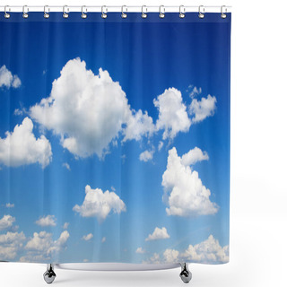 Personality  Blue Sky Shower Curtains