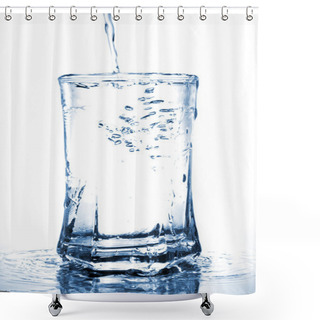 Personality  Water Overflow Shower Curtains