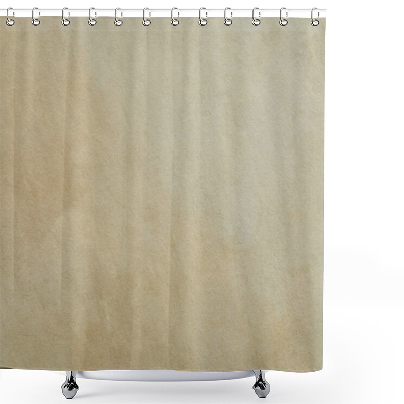 Personality  top view of vintage beige paper texture with copy space shower curtains
