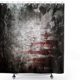 Personality  Grunge Wall Texture Shower Curtains
